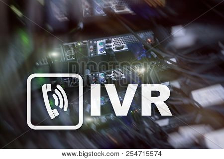 Ivr Interactive Voice Response Communication Concept. Phone