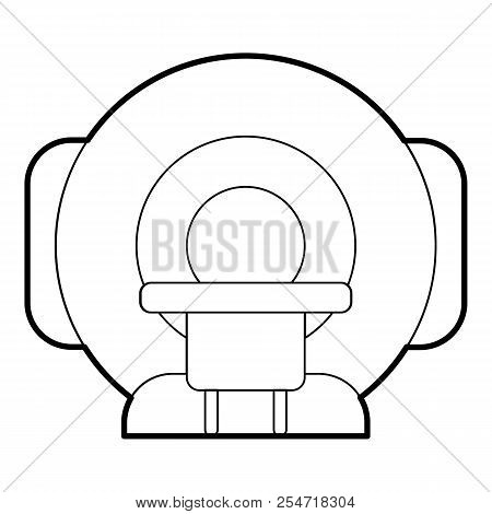 Tomograph Icon. Outline Illustration Of Tomograph Icon For Web