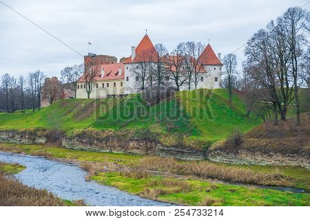 Bauska, Old Castle, 2014, Latvia. Travel Photo In Bauska City.