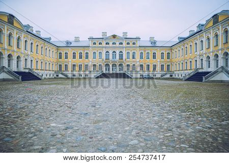 Rundale, Old Castle, 2014, Latvia. Travel Photo In Rundle City.