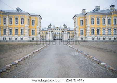 Rundale, Old Castle, 2014, Latvia. Travel Photo In Rundle City.