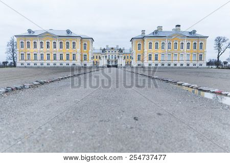 Rundale, Old Castle, 2014, Latvia. Travel Photo In Rundle City.