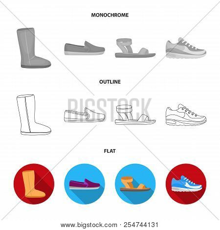 Beige Ugg Boots With Fur, Brown Loafers With A White Sole, Sandals With A Fastener, White And Blue S