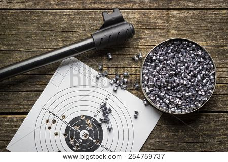 Lead airgun pellets and airgun.
