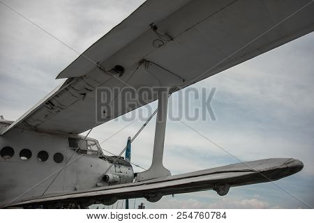 Russia, Togliatty - August 13, 2018: Soviet Aircraft At The Exhibition Of Old Equipment In The Museu