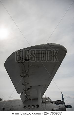 Russia, Togliatty - August 13, 2018: Soviet Aircraft At The Exhibition Of Old Equipment In The Museu