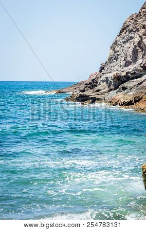 3 Fourches Island And Waves And Rocks