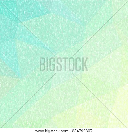 Handsome Abstract Illustration Of Green, Yellow And Lapis Lazuli Color Pencil Paint. Stunning  For Y