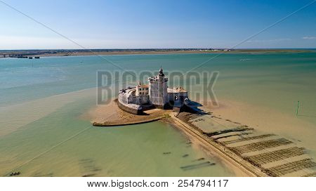 Aerial Photography Of Fort Louvois In Charente Maritime