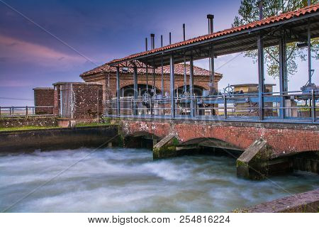 The Channel Cavour Is The Principal Channel For The Irrigation Of The Risaies Of The Novarese