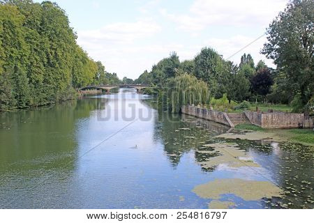 River Loire At La Fleche In France
