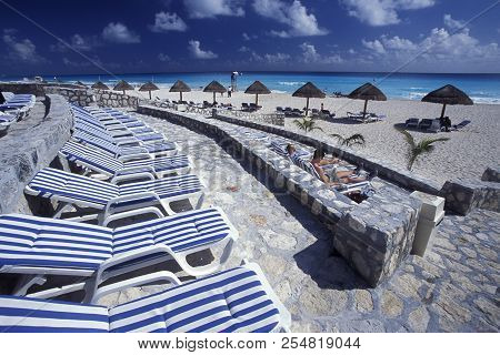 Mexico Yucatan Cancun Beach Caribbean Sea
