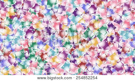 Texture Pattern Seamless From Cheerful Iridescent Beautiful Amorous Gentle Bright Motley Multicolore