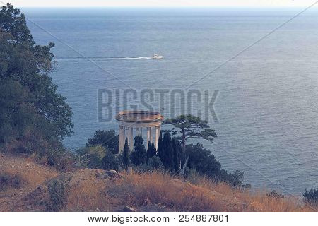 Abandoned Gazebo By The Sea