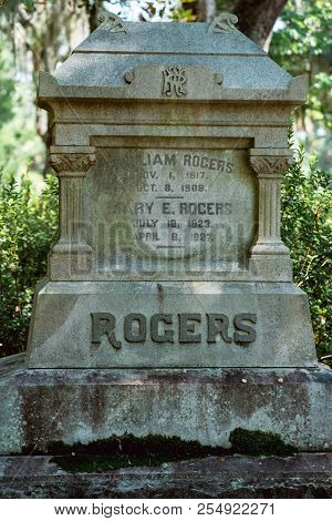 Rogers Cemetery Statuary Statue Bonaventure Cemetery Savannah Georgia