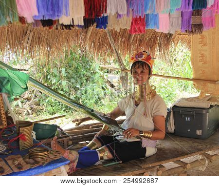 May 11, 2011, Pattaya, Thailand Padaung Women Tradition Culture
