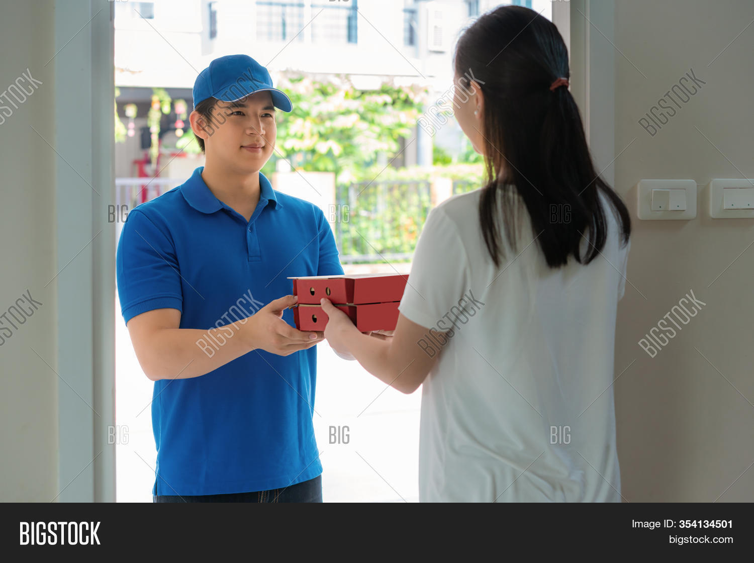 Asian Delivery Young Image & Photo (Free Trial) Bigstock