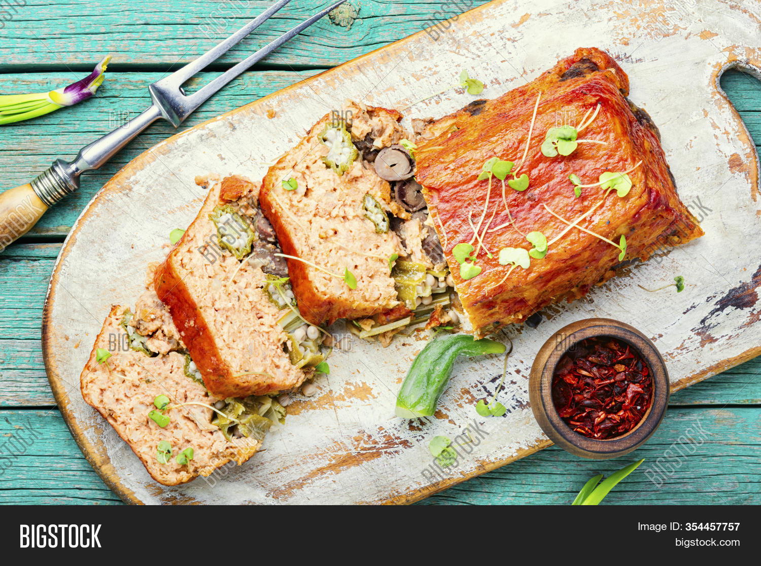 Meat Terrine Meatloaf Image & Photo (Free Trial) Bigstock