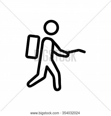 Insect Control Icon Vector. Thin Line Sign. Isolated Contour Symbol Illustration