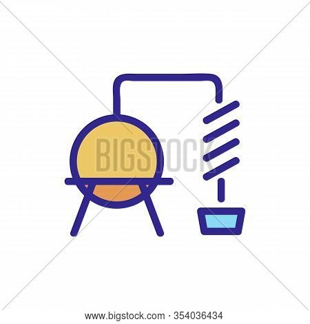 The Distiller Icon Is A Vector. Thin Line Sign. Isolated Contour Symbol Illustration