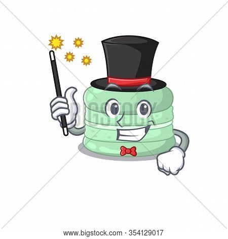 A Picture Of Pistachio Macaron Performance As A Magician