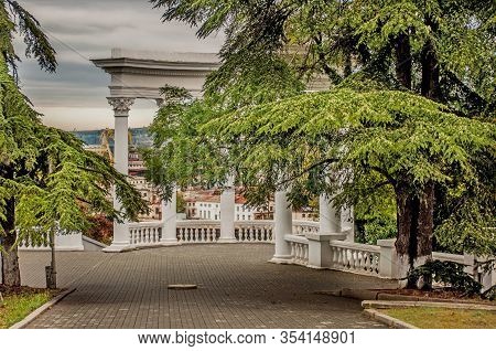 Rotunda In The Square Of Internationalist Soldiers In The City Of Sevastopol, Crimea