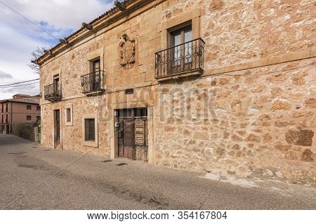 Eagle's House In The Medieval Village Of Ayllón In The Province Of Segovia (spain)