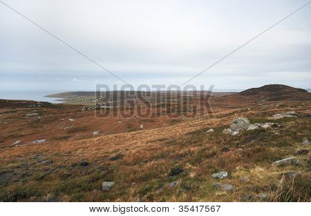 Schottische Landschaft am Meer