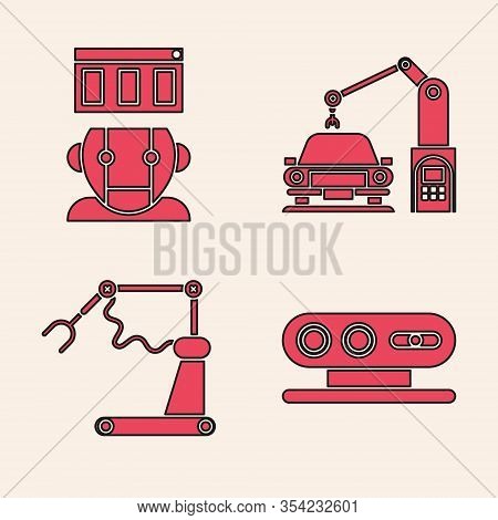 Set 3d Scanning System, Robot, Industrial Machine Robotic Robot Arm Hand And Industrial Machine Robo