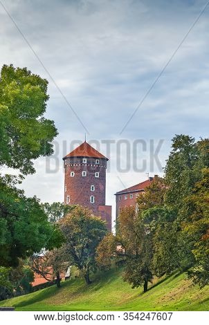 Sandomierz Tower Is One Of The Three Existing Wawel Castle Towers, Krakow, Poland