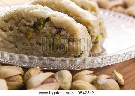 HALVA fatti in casa con pistacchio