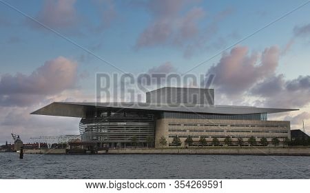 Denmark, Copenhagen - July 16, 2013: Copenhagen Opera House - National Opera House Of Denmark