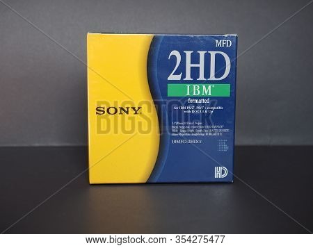 Box Of Sony Magnetic Diskettes For Personal Computer Data Storag