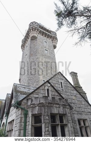 Mar Del Plata, Buenos Aires / Argentina; Feb 1, 2017: Tank Tower, Torre Tanque, City Emblem Building