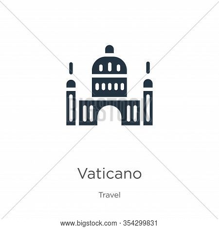 Vaticano Icon Vector. Trendy Flat Vaticano Icon From Travel Collection Isolated On White Background.