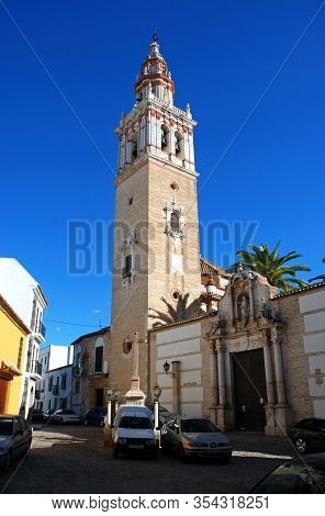Ecija, Spain - November 13, 2008 - View Of Santiago Parish Church Bell Tower (parroquial De Santiago