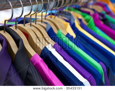 Clothes On Hangers