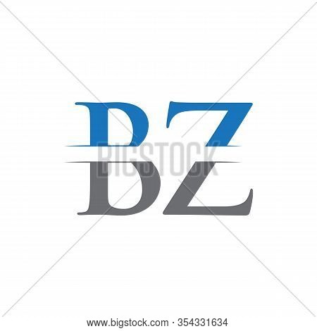 Initial Bz Letter Logo With Creative Modern Business Typography Vector Template. Creative Abstract L