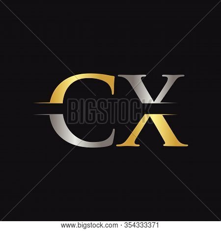 Initial Cx Letter Logo With Creative Modern Business Typography Vector Template. Creative Abstract L