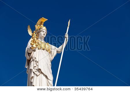 Athena, de godin uit de Griekse mythologie