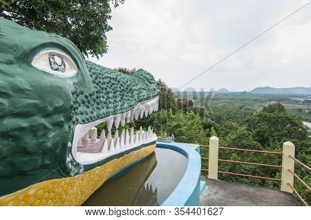 Asia Thailand Khao Chao Mae Tubtim Thong Shrine