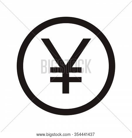 Yen Sign Icon, Yen Vector Illustration For Graphic And Web Design.