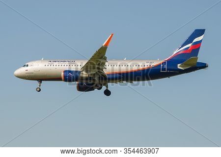 Saint Petersburg, Russia-may 13, 2019: Airbus A320-200 