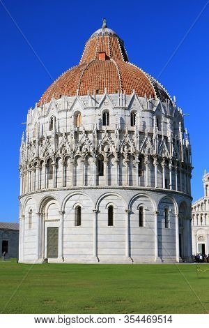 Basilica Of Pisa Without The Architectural Ensemble That Makes Up The Tower Of Pisa