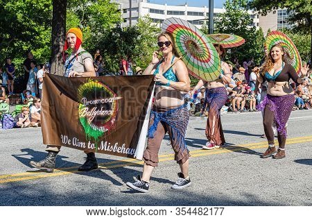 Atlanta, Georgia - August 31, 2019: The Annual Dragoncon Parade Attracts Over 30, 000 Participants A