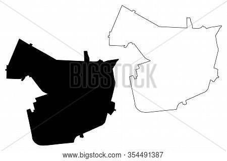 Dobrich City (republic Of Bulgaria) Map Vector Illustration, Scribble Sketch City Of Dobrich Map