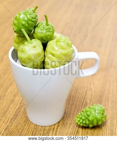 Vegetable And Herb, Noni, Morinda Citrifolia, Great Morinda, Indian Mulberry, Beach Mulberry Or Chee