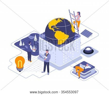 Earth Day Landing Page Vector Template. Annual Eco Event Celebration Website Header Ui Layout With I