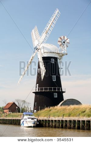 Burney armes Mill, Norfolk, Angleterre