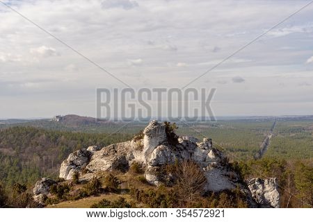 Góra Zborów (berkowa Góra) - A Rocky Hill Within The Village Of Podlesice In The Śląskie Voivodeship